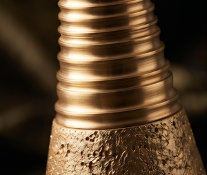 เชิงเทียนเหล็กสีทองลายริ้วทรงเสาสำหรับตกแต่งโต๊ะงานแต่งงานสุดหรู - Product Image 2