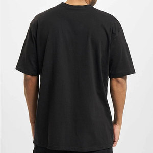 เสื้อยืดผู้ชายสุดหรู สีดำ ผ้าคอตตอนหนา คุณภาพสูง สไตล์วินเทจ เสื้อยืดผู้ชายแบบสั่งทำพิเศษ ไซส์ใหญ่ - Product Image 2