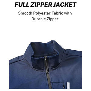 Ensemble de survêtements athlétiques pour hommes, 2 pièces, pour le jogging, décontracté, avec sweat à capuche zippé et pantalon de sport - Product Image 4