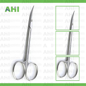 กรรไกรตัดเยื่อหุ้มเลนส์ AHI คุณภาพสูง ขนาด 114 มม. แบบตรง ผลิตจากเหล็กกล้าไร้สนิมสำหรับการผ่าตัด ชุดเครื่องมือแบบใช้มือ ได้รับการรับรองมาตรฐาน CE - Product Image 3