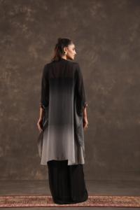 Heavy Embellished Ombre <b>Kaftan</b> Set <b>Black</b> - Product Image 4