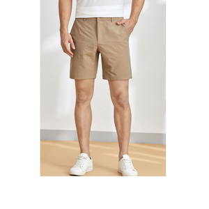 Shorts cargo bermuda respirants pour hommes grandes tailles, en coton écologique, taille basse, décontractés de luxe, extensibles, taille élastique, 160g - Product Image 5