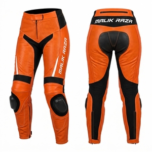 กางเกงมอเตอร์ไซค์หนังวัวสั่งตัดสำหรับนักขี่รายบุคคล - Product Image 5