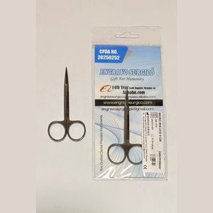 Ensemble de 10 ciseaux irisés de haute qualité STR/CVD, ciseaux chirurgicaux 9 cm, micro-ciseaux, approuvés CE ISO 13485, micro-iris CVD - Product Image 1