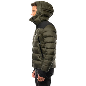 Veste matelassée confortable pour homme avec capuche, coupe-vent décontractée pour l'hiver, fermeture éclair, idéale pour les aventures en plein air - Product Image 3