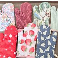 Maniques de cuisine en coton de qualité supérieure – Gants de cuisson résistants à la chaleur pour la maison, les restaurants et les boulangeries