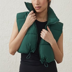 Ladies Modern Bodywarmer Padded <b>Vest</b> Stylish Quilted <b>Winter</b> Casual Clothing Wholesale Supplier Factory Bodywarmer <b>Winter</b> Fashion - Product Image 1