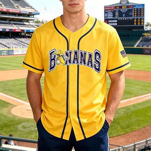 Baseball <b>Button</b> <b>Up</b> <b>Shirt</b> for Men Player T <b>Shirt</b> Tops <b>Short</b> <b>Sleeve</b> Baseball Jersey Casual Sportswear Custom Printed Team Uniform - Product Image 3