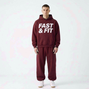 Chándal de Hombre de Tela Cómoda de Primera Calidad, Fabricado en Fábrica, Nueva Llegada, Precio Económico, Chándal de Hombre con Estampado Puff - Product Image 1