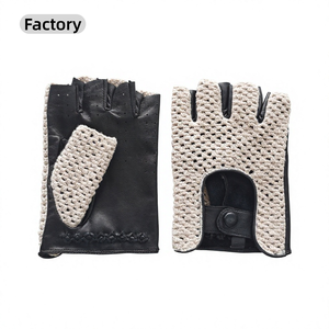 Flame-Retardant Genuine Goat <b>Sheepskin</b> Leather Safety Driving <b>Gloves</b> for <b>Men</b> Soft Touch Design Smooth Fit Pull-On Closure - Product Image 3