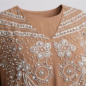 Robe Abaya Grande Taille de Qualité Supérieure pour Femme en Mousseline Respirante – Nouvelle Robe de Soirée Élégante et Modeste pour Tenue Islamique - Product Image 4