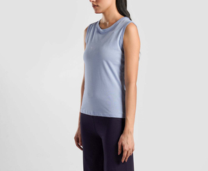 Camiseta sin mangas para yoga para mujer, suave, elástica, transpirable, de secado rápido, ligera, para gimnasio, entrenamiento, correr, fitness, ropa deportiva - Product Image 3
