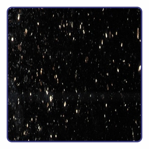 Polished Gangsaw <b>Granite</b> <b>Slabs</b> Size 180ups x 280ups Black Galaxy Thickness 2cm Classic Paradise for flooring - Product Image 1