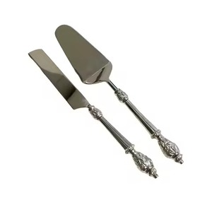 Luxury Dessert Serving Collection Stainless Steel <b>Cake</b> <b>Server</b> Set for Banquet Service - Product Image 3
