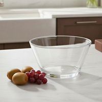 [Holar] Bol mélangeur en plastique transparent de grande taille de 11 pouces fabriqué à Taïwan pour la cuisine, la salle à manger, le buffet, les fêtes, les restaurants
