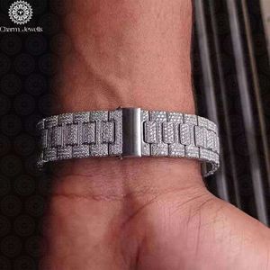 Montre de Luxe Charm Jewells en Acier Inoxydable 40mm, Mouvement Mécanique Analogique, Bracelet Tendance pour Homme, Boîtier en Verre Cristal, Étanchéité 10 ATM - Product Image 2