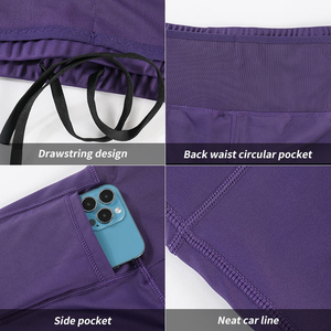 Sous-vêtements de compression en laine unie pour hommes, coupe ajustée mi-élastique, en spandex, imperméables, pour la course à pied, vente en gros personnalisée - Product Image 6