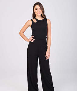 Camiseta sin mangas ajustada y transpirable para mujer, con cuello redondo, estilo casual para uso diario en verano. - Product Image 6