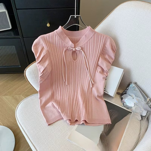 เสื้อยืดแฟชั่นผู้หญิงคอวีแขนยาวพิมพ์ลายระบายอากาศได้ดีสำหรับงานปาร์ตี้ - Product Image 4