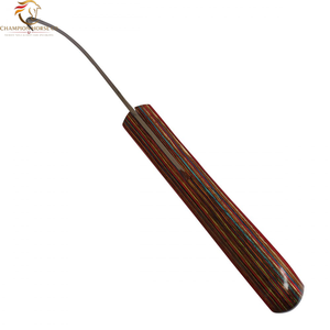 Nuevas llegadas: Cuchillos veterinarios de acero inoxidable de alta calidad con mango de madera para pezuñas (herramientas de garra derecha e izquierda) - Product Image 5