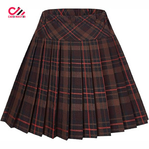 Jupes pour filles tendance à prix de gros, logo personnalisé, respirantes, unies, à motifs plumes - Product Image 3