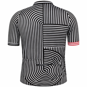 Maillot de vélo léger pour homme, manches courtes, été, anti-transpiration, avec poches arrière - Product Image 2