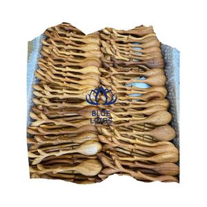 HOT SELLING wooden spoon <b>set</b> for kitchen cooking stirring mixing and serving food preparation for home daily and restaurant use - Product Image 1