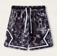 Shorts de basketball confortables pour hommes, en nylon/spandex, séchage rapide, couleurs et tailles personnalisées, service OEM en gros