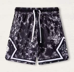 Pantalones Cortos Cómodos para Hombre, Pantalones Cortos Estampados de Poliéster, Pantalones Cortos de Malla de Baloncesto para Hombre, Precio Económico al por Mayor, Servicio OEM - Product Image 5