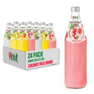 Variedad con sabor a bebida de leche de coco personalizada con etiqueta privada-VINUT Vietnam Factory, muestra gratis, el mejor precio al por mayor, bajo - Product Image 1