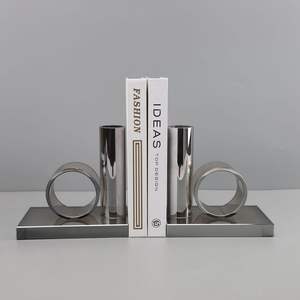 Sujetalibros Metálicos Profesionales, Soporte Resistente para Oficina, Biblioteca, Estante, Organizador Decorativo - Product Image 6