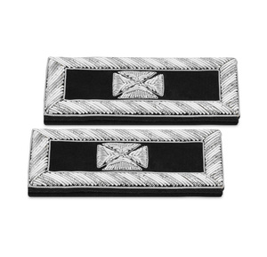 Fabricante de Epaulettes Bordadas con Hilos de Plata para Abrigo de los Caballeros Templarios Antiguos - Product Image 2