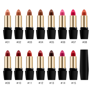 15 Colors Matte <b>Lipstick</b>, Long-Lasting High-Pigment Waterproof <b>Lipstick</b> for All-Day Wear - Product Image 2