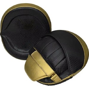 Almohadillas de entrenamiento con logotipo personalizado para escuelas de artes marciales, gimnasios, entrenamiento de MMA y ejercicios de fitness, almohadillas de cuero premium. - Product Image 2