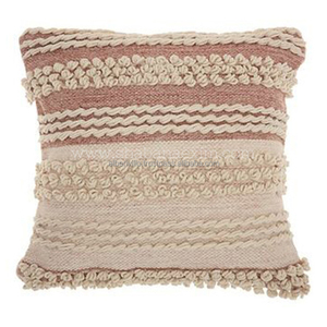 ปลอกหมอนอิงผ้าวูลแบบพกพาสำหรับตกแต่งบ้านหรูหรามีสไตล์สไตล์ Boho macrame - Product Image 1