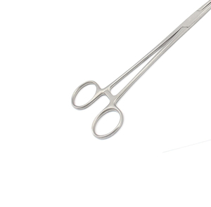 Pinzas Quirúrgicas de Acero Inoxidable de 9.5 Pulgadas, Juego de Instrumentos Quirúrgicos Manuales, Mandíbulas Rectas Dentadas, Pinzas para Esponjas Quirúrgicas, CE - Product Image 4