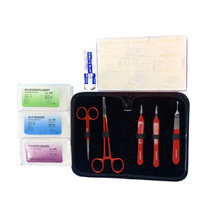 Kit de Práctica de Sutura para Estudiantes, Kit de Sutura de Acero Inoxidable, Instrumento Médico, Kit de Práctica de Sutura Quirúrgica de Alta Calidad - Product Image 1