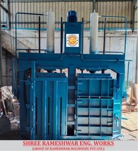 Máquina Empacadora Semiautomática de 50 Toneladas, Alta Rigidez, Ahorro de Energía, Uso Industrial, Color Azul - Product Image 5