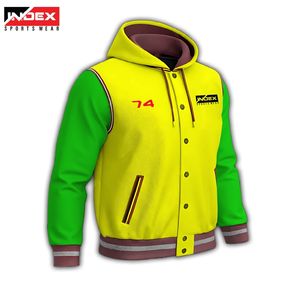 Veste universitaire d'hiver, streetwear, veste de baseball, style décontracté, mode universitaire - Product Image 3