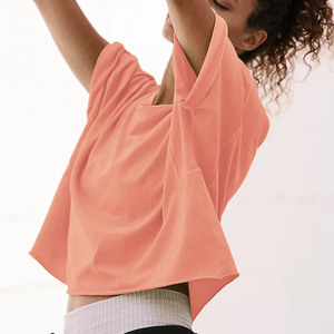 Multi Color Women Polyester/Cotton Blend Breathable Casual 3D Printed Crop T-Shirt Short Sleeve O-Neck Regular Fit Women's Tee - Product Image 2