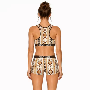 Sujetador Deportivo Ligero con Logotipo Personalizado, Talla Grande, Absorbente de Humedad, con Diseño Estampado, Soporte Medio para Ejercicio y Yoga para Mujer - Product Image 5