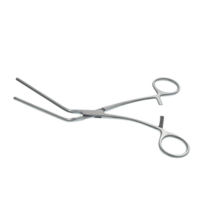 90 °   Pinzas Anguladas para Esponjas, Pinzas de Anillo Foerster de Acero Inoxidable, Instrumento Quirúrgico con Certificación CE ISO - Product Image 2