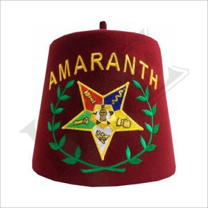 Fez Amica Temple Shriner Fez Pas 1 Maçonnique Regalia Fez - Product Image 3