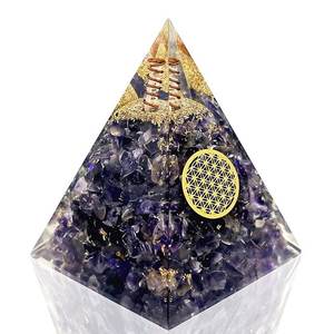 Pyramide Reiki en Quartz Rose Orgone Pierre de Guérison Naturelle pour la Méditation - Product Image 6
