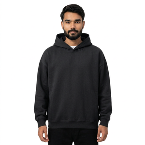 Factory Direct custom <b>men</b> hoodies <b>oversized</b> <b>hoodie</b> drop shoulder construction <b>mens</b> streetwear brand hoodies - Product Image 3