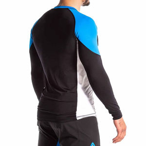 Rashguard Personalizable al por Mayor, Anti-UV, Transpirable, para BJJ, MMA, Jiu Jitsu, con Diseños Sublimados Lavados - Product Image 6