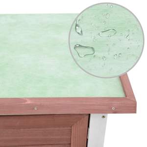 Casa per animali domestici in legno marrone con 1 porta per i tuoi amici pelosi - Product Image 6