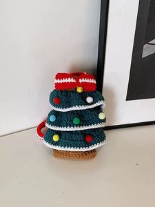Nouveau Sac Bandoulière Croisé Tendance pour Femme, Fait Main au Crochet, Motifs Animaux et Arbre de Noël, Style Niche - Product Image 1