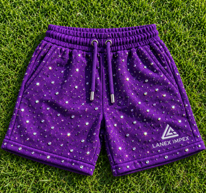 Custom <b>Men</b>’s Bling Crystal Rhinestone Sweat <b>Shorts</b> Soft Fleece Cotton Luxury Casual Streetwear <b>Shorts</b> OEM Wholesale Fashionwear - Product Image 6