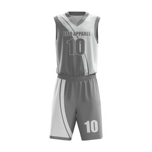 Uniformes de Baloncesto Personalizados para Hombre, Diseño Sublimado de Alta Calidad OEM, Cuello en V, Sin Mangas, Talla Personalizada, 100% Transpirables para Verano - Product Image 6